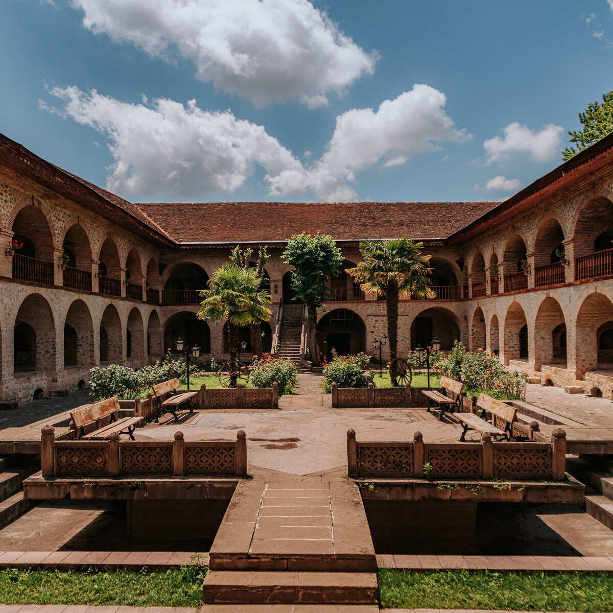 Historic Palace In Sheki, Azerbaijan
