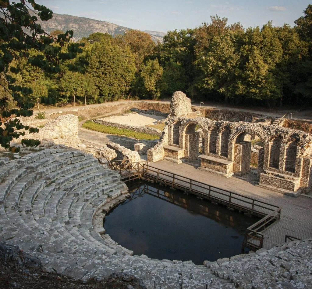 The UNESCO world heritage site of Butrint, Buthrotum, Albania