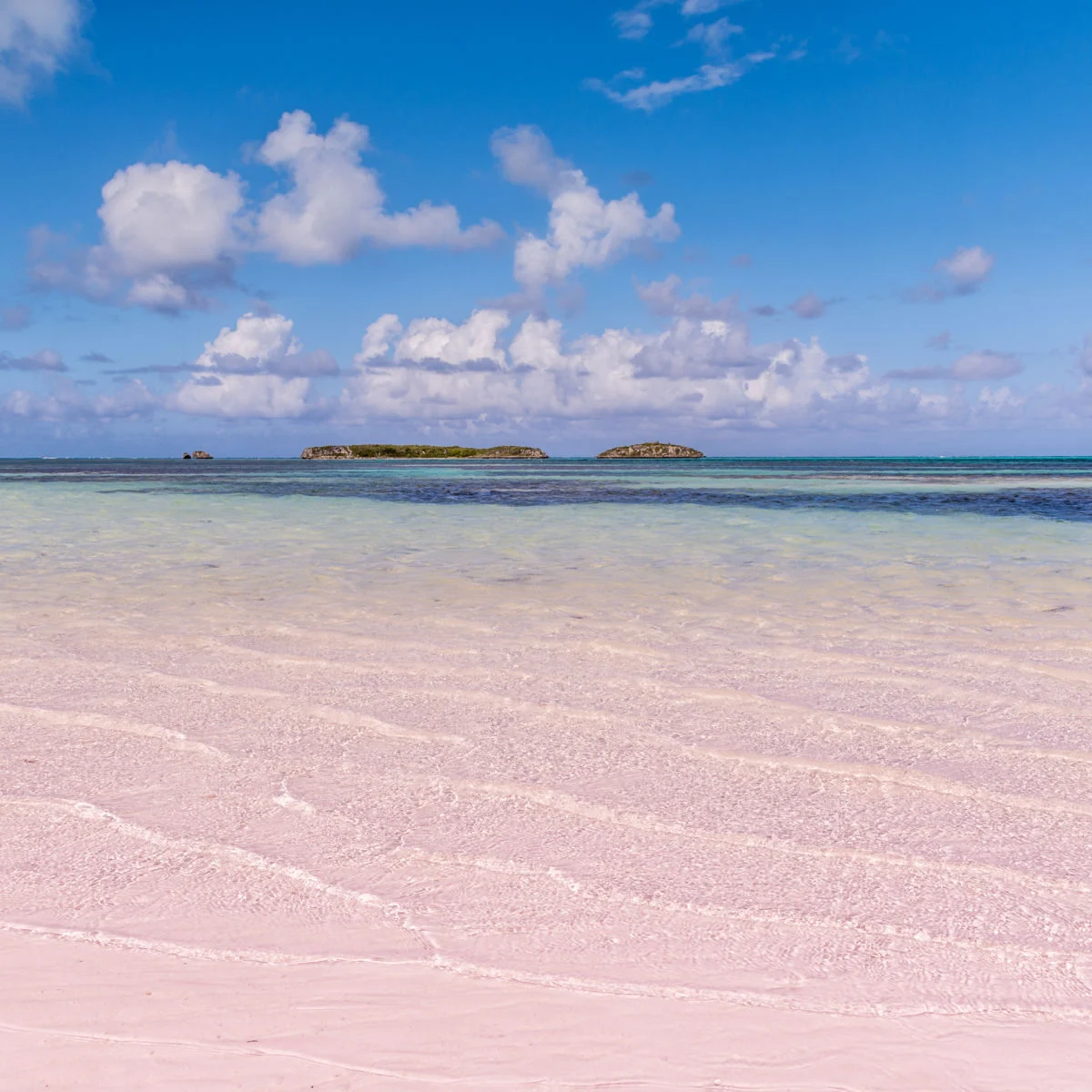 Bahamian Pink sand beach