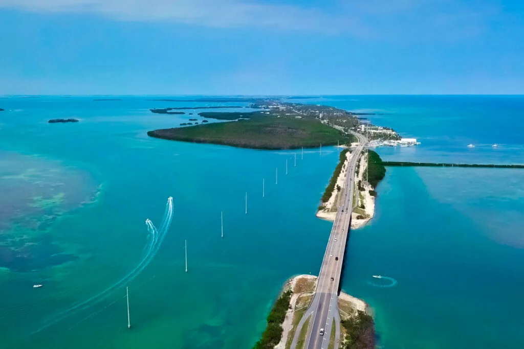 Tropical Islands Bridge Road Freeway Key West Florida