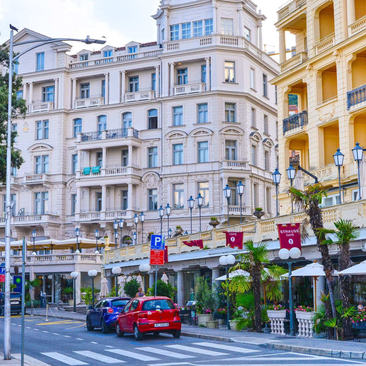 Grand Habsburg Era Hotels Along Opatija Lungomare, Croatia