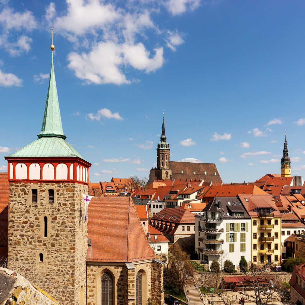Bautzen Altstadt In Saxony, Germany
