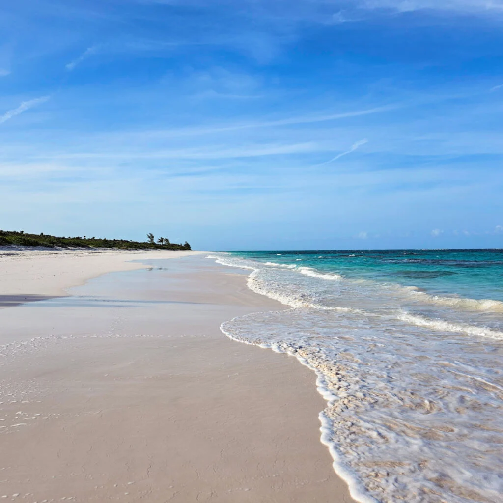 Picturesque beach view in Cat Island.