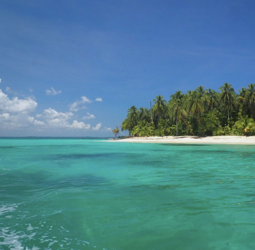 Island Cayo Zapatilla in Bocas del Toro, Panama
