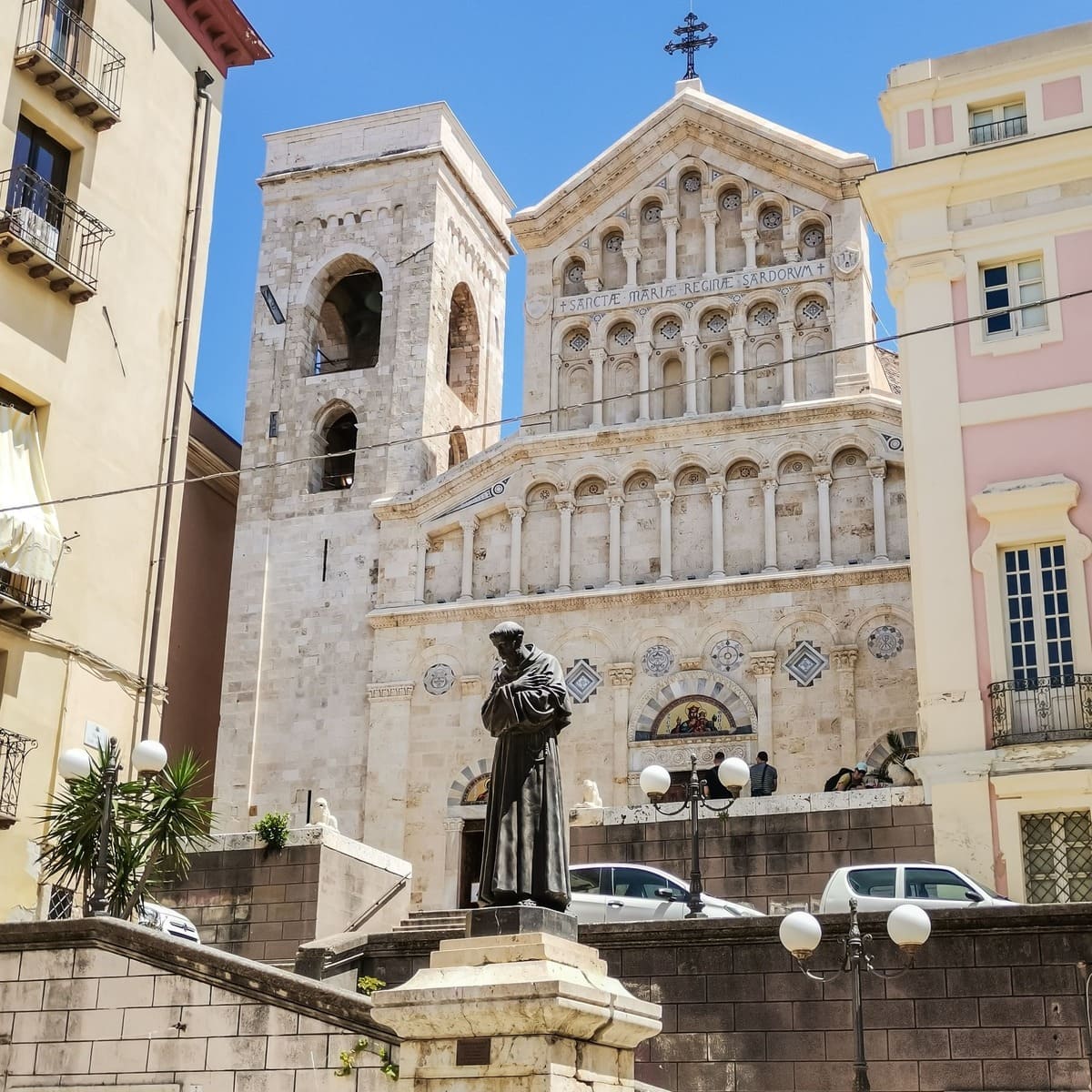 Romanesque Cathedral In Cagliari, Sardinia, Italy