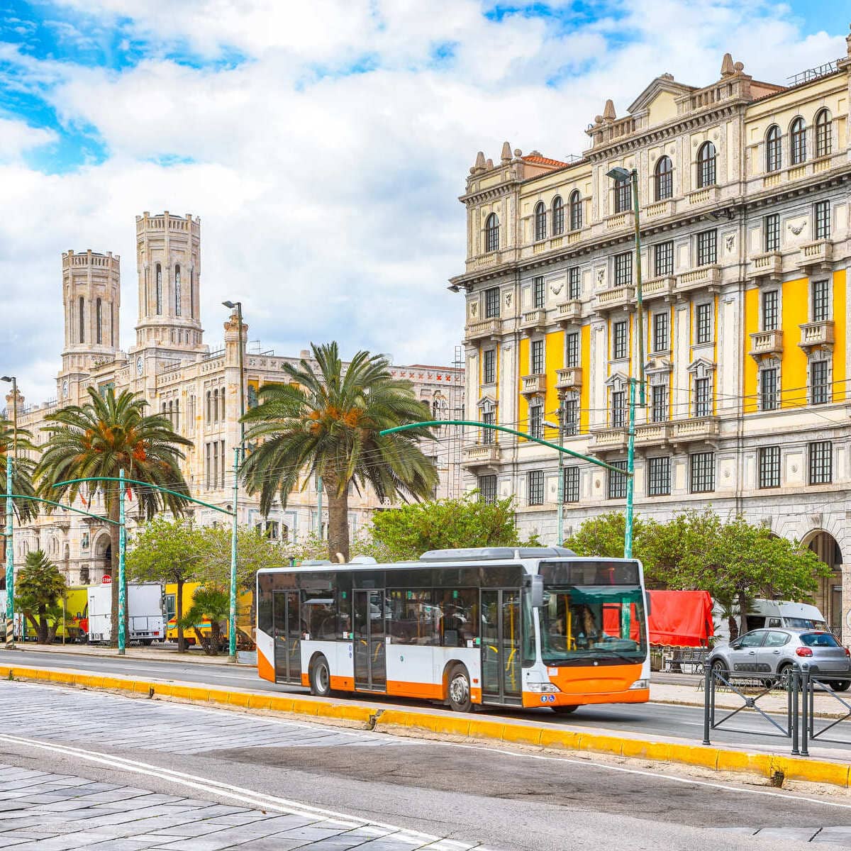 Via Roma In Cagliari, Sardinia, Italy