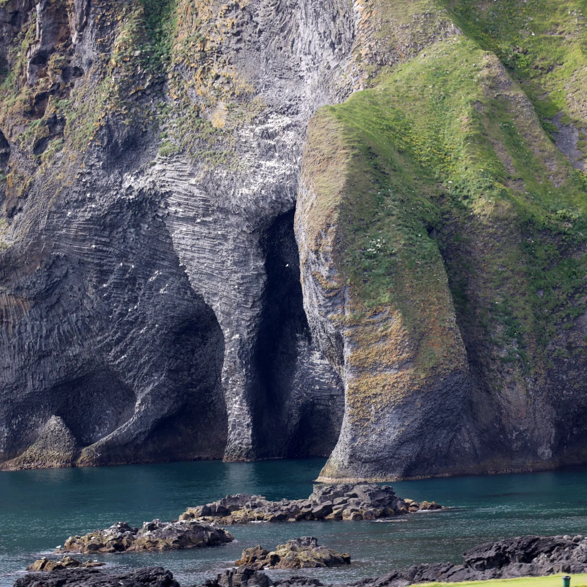 Elephant Rock on the coast of Heimaey Island- Vestmannaeyjar-Westman-Islands-Iceland