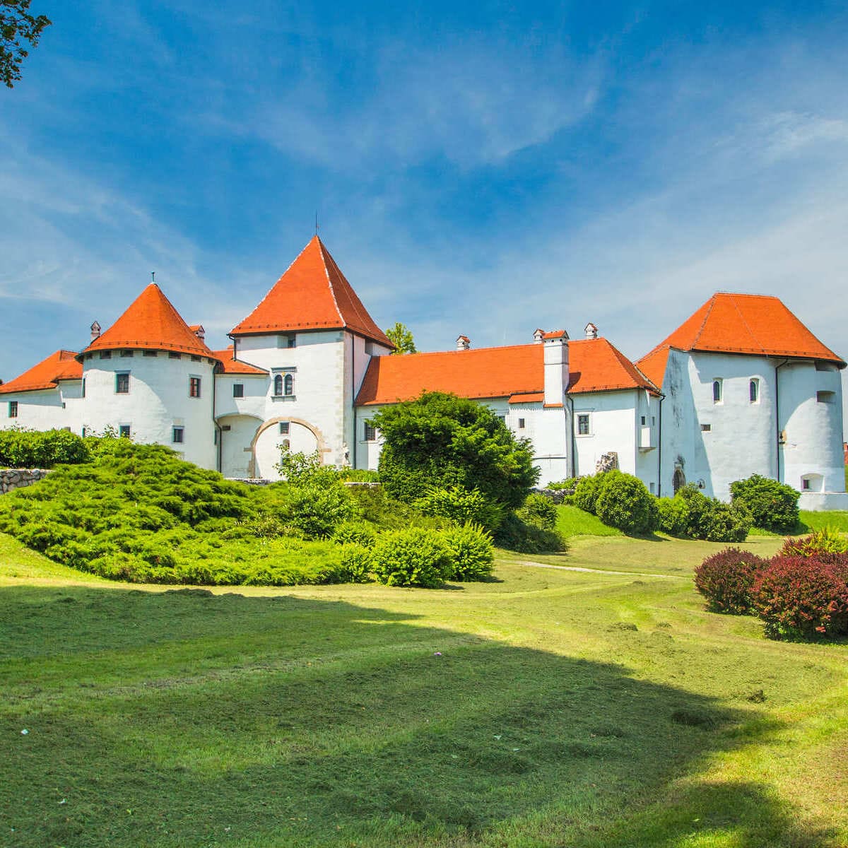 Historic Varazdin Castle In Croatia