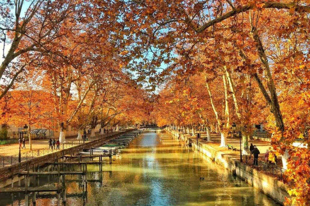 Fall Colors In Annecy, France