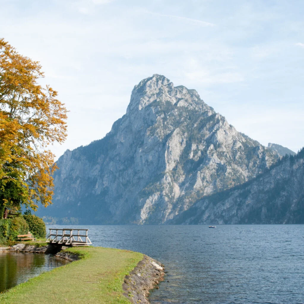 Traunstein from Traunkirchen, Upper Austria