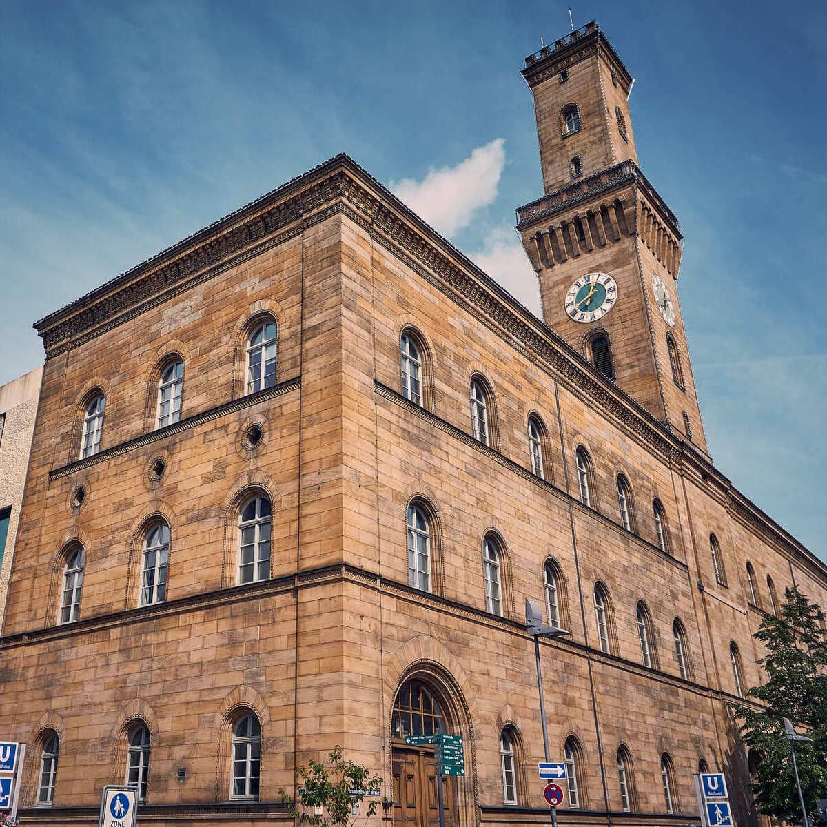 The Florence Inspired City Hall In Furth, Germany