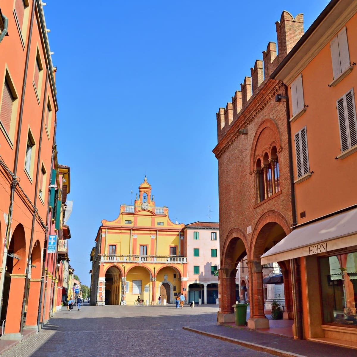 Centro Storico In Ferrara, Italy