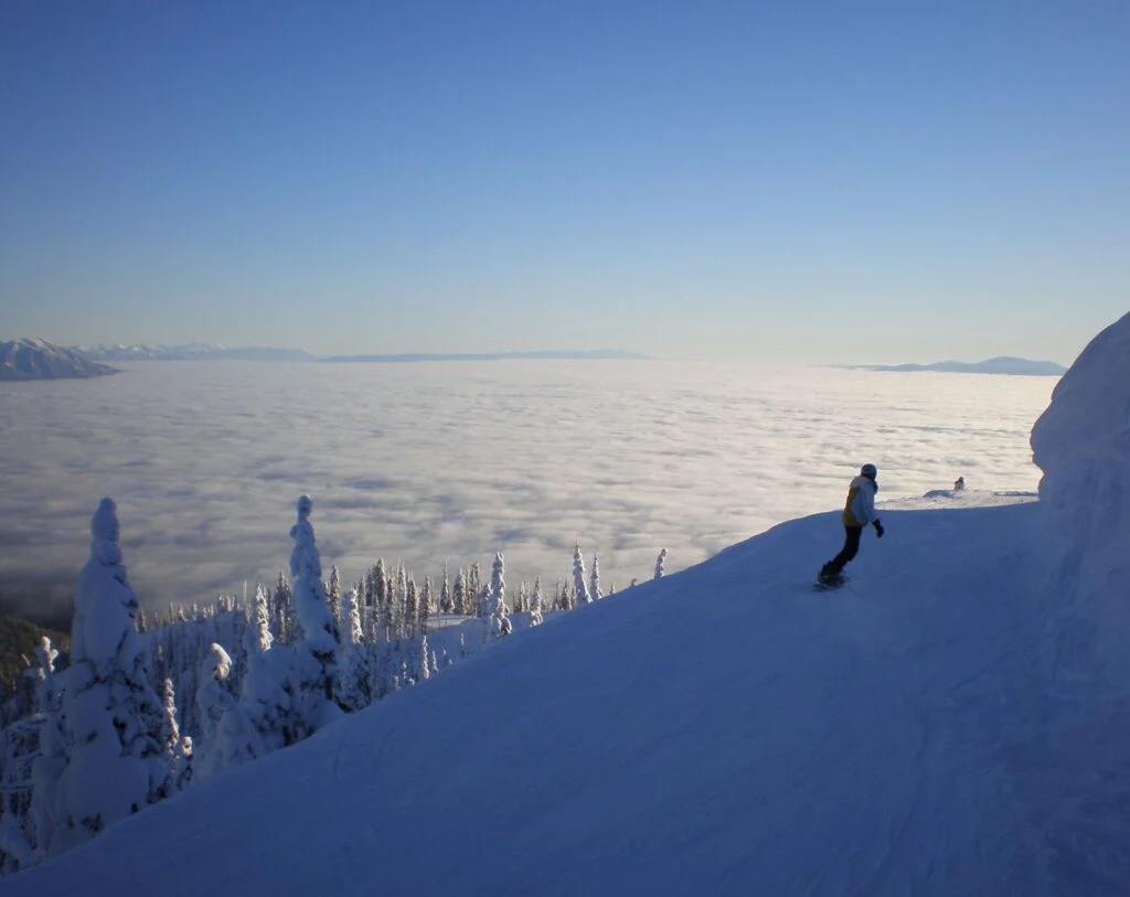 Whitefish snowboarding