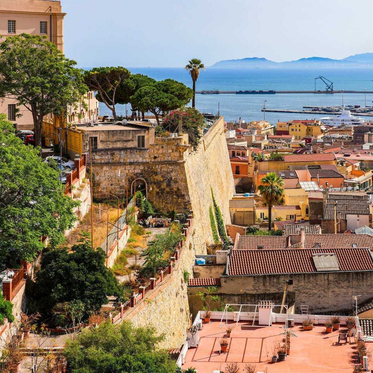 Castello District In Cagliari, Sardinia, Italy