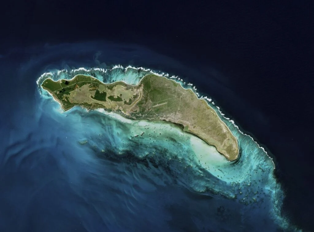 Anegada Island in the Caribbean Sea