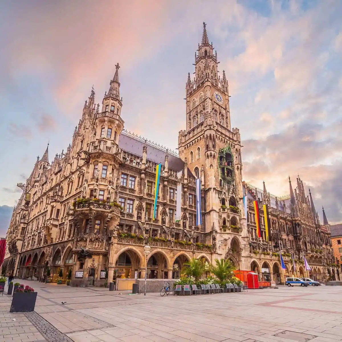 Marienplatz In Munich, Germany