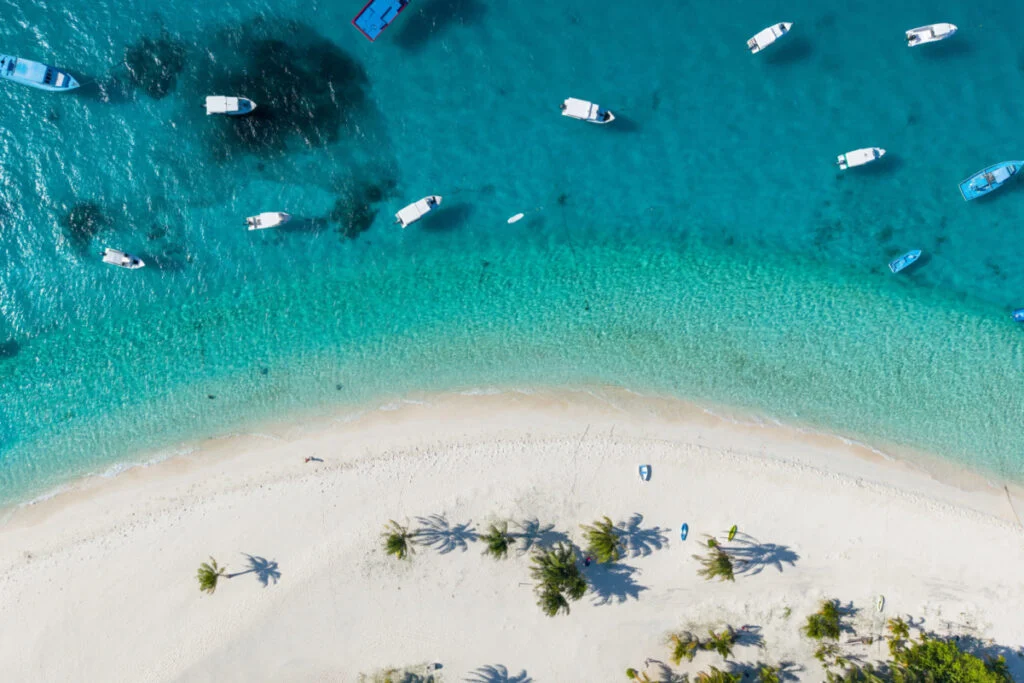 View of Fulidhoo island in the Maldives